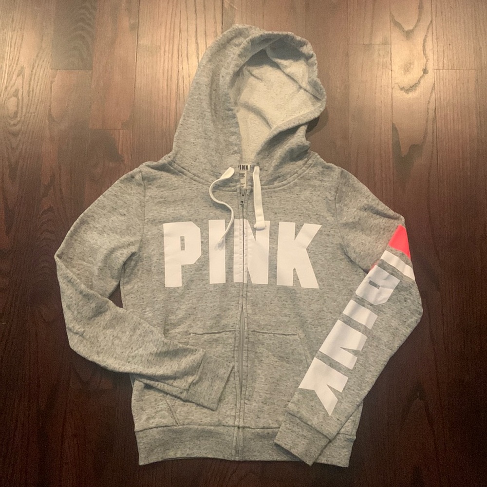 PINK hoodie, size small
